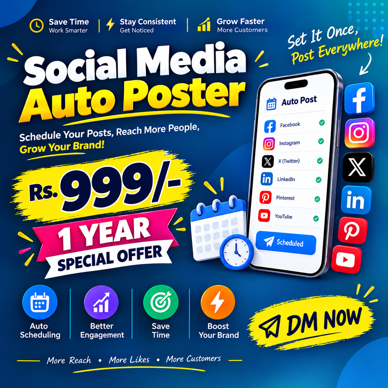 Social Media Auto Poster – 1 Year