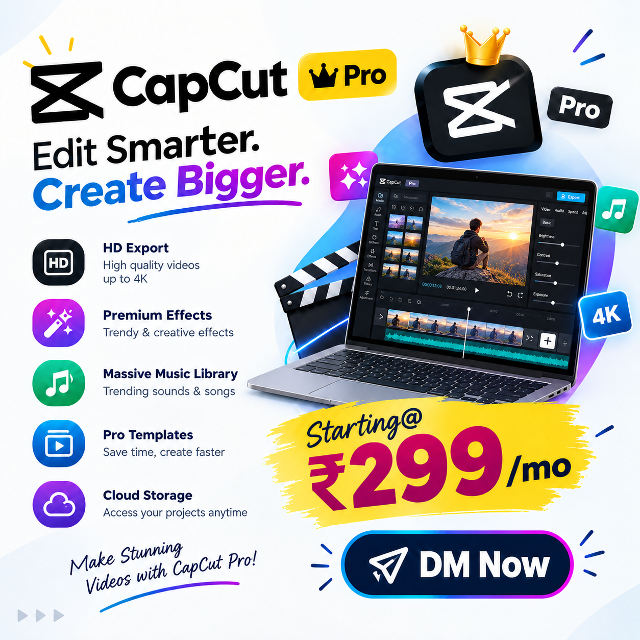 CapCut Pro - 1mo
